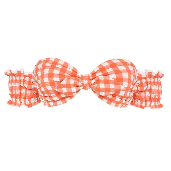shrimp gingham
              Mama
              
              Sleeves
              
           ... | Montce