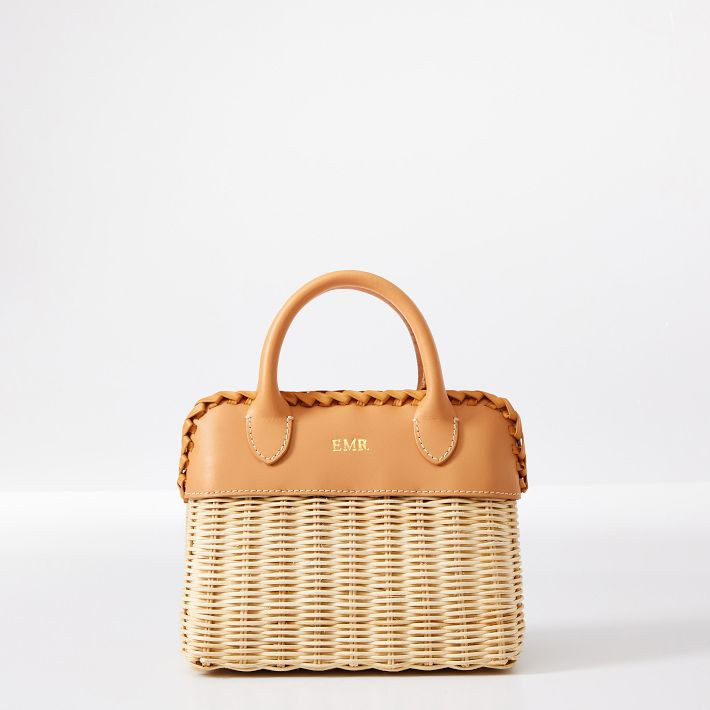 Seaside Wicker Handbag | Mark and Graham