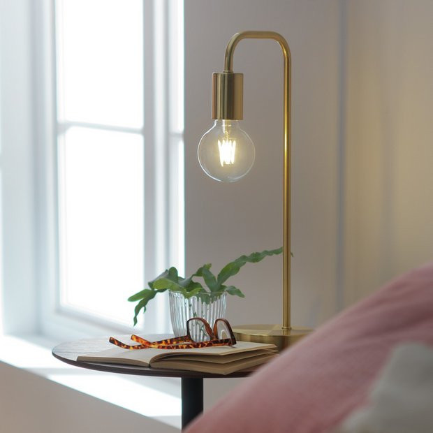 Habitat Rayner Table Lamp - Brass865/1248 | argos.co.uk