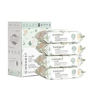 The Honest Company Clean Conscious Wipes | 99% Water, Compostable, Plant-Based, Baby Wipes | Hypo... | Amazon (US)