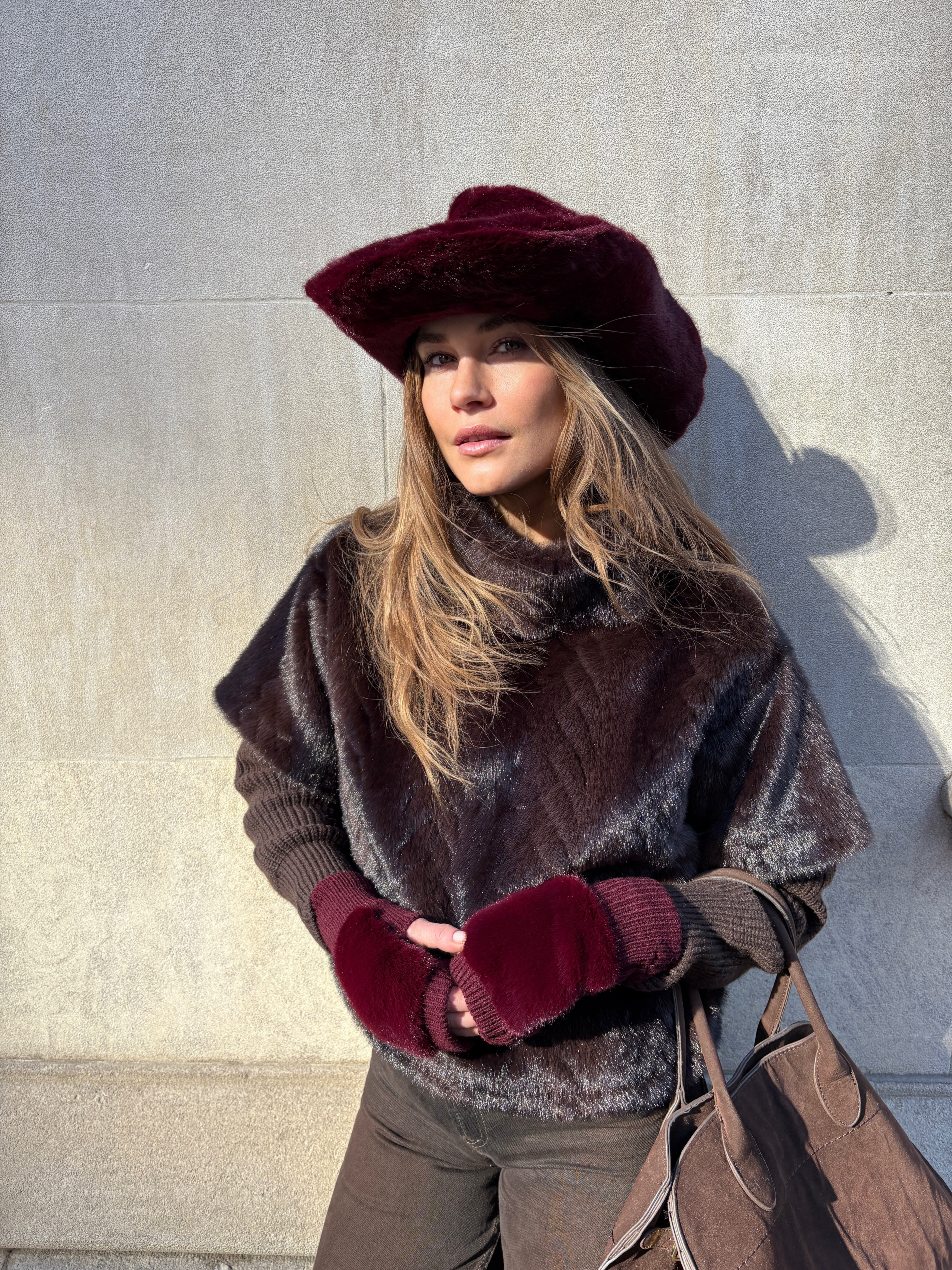 The Carter Cowboy Hat Burgundy | Jocelyn