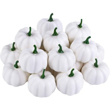 Gold Home 16 Pack Mini Artificial Pumpkin Fake Small Pumpkins Fall Harvest Pumpkins Lifelike Foam Pu | Walmart (US)