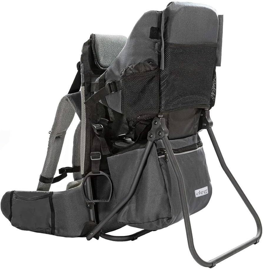 ClevrPlus Cross Country Baby Backpack Hiking Child Carrier Toddler Gray | Amazon (US)