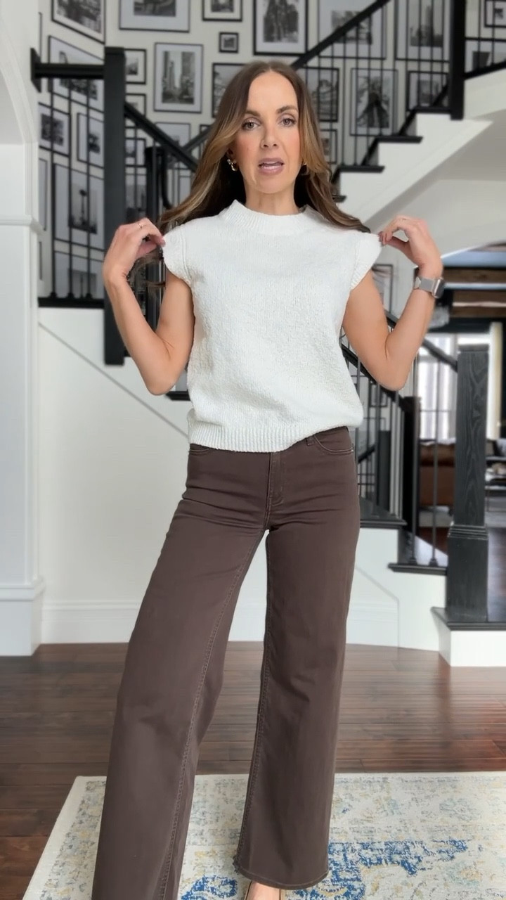 Such a great top to add to your wardrobe for spring! Paired with @onequince brown Bella jeans 

#LTKgrwm #LTKootd #LTKSeasonal