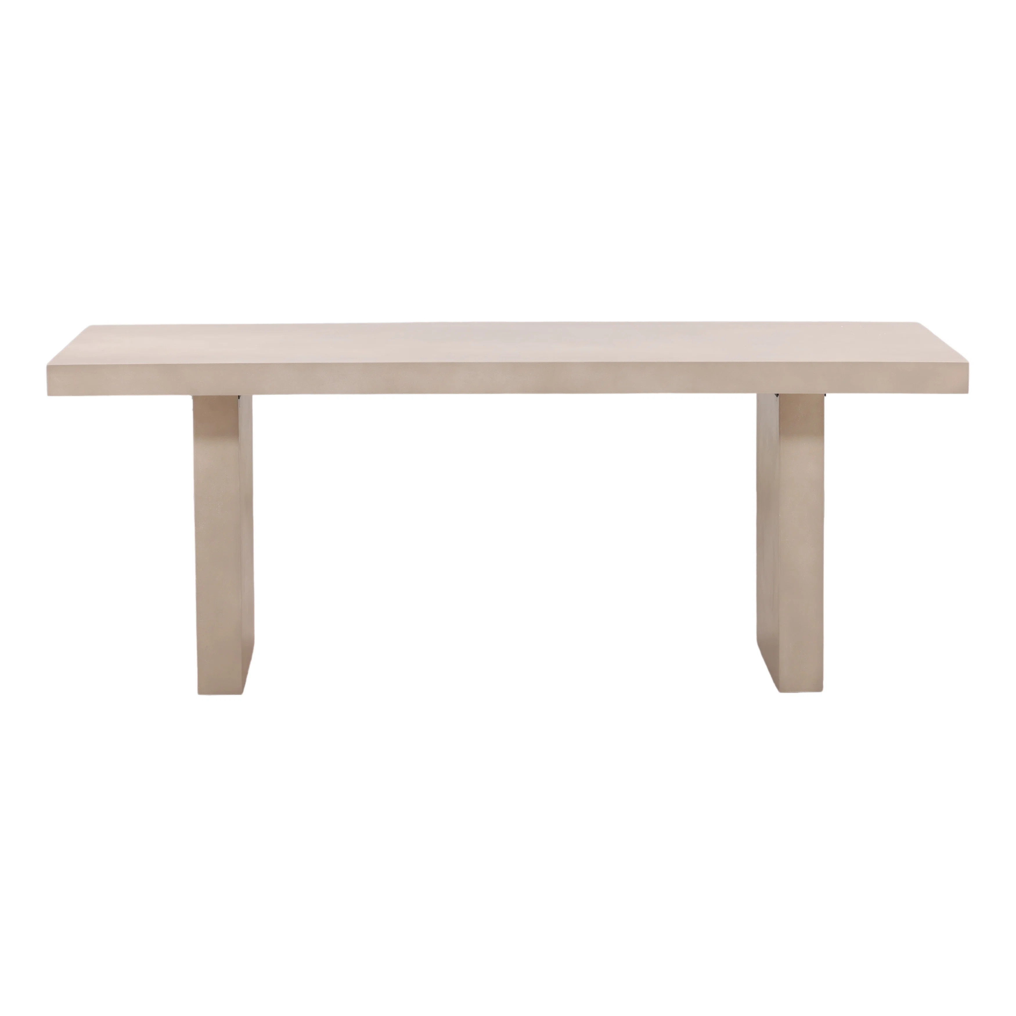 Santino Outdoor Dining Table Sand | Wayfair North America