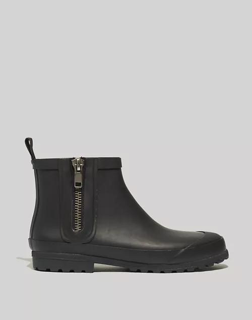 The Zip-Up Lugsole Rain Boot | Madewell