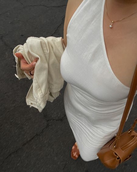 Madewell one shoulder dress. Vacation outfit  

#LTKStyleTip #LTKSeasonal