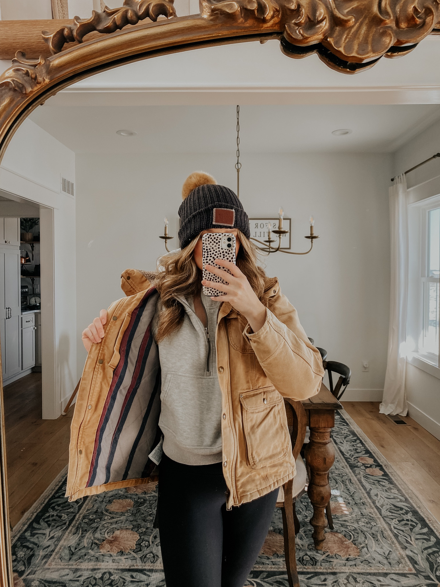 The cutest work coat made for women. 
It’s cozy, water resistant, & stylish. I have an older style, but I’ve linked the new version. Paired with the best Lululemon dupe hoodie! Hair by Shark Flexstyle below  

#LTKstyletip #LTKhome #LTKSeasonal