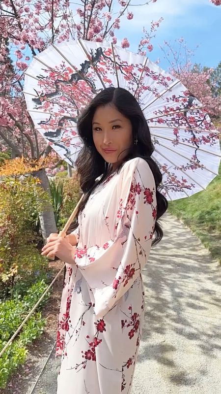 Japanese Cherry Blossoms are in full bloom in southern CA! I love wearing my Kim + Ono Cherry blossom kimono! This kimono feels so elegant and feminine as it flows behind you when you walk! 

#LTKSeasonal