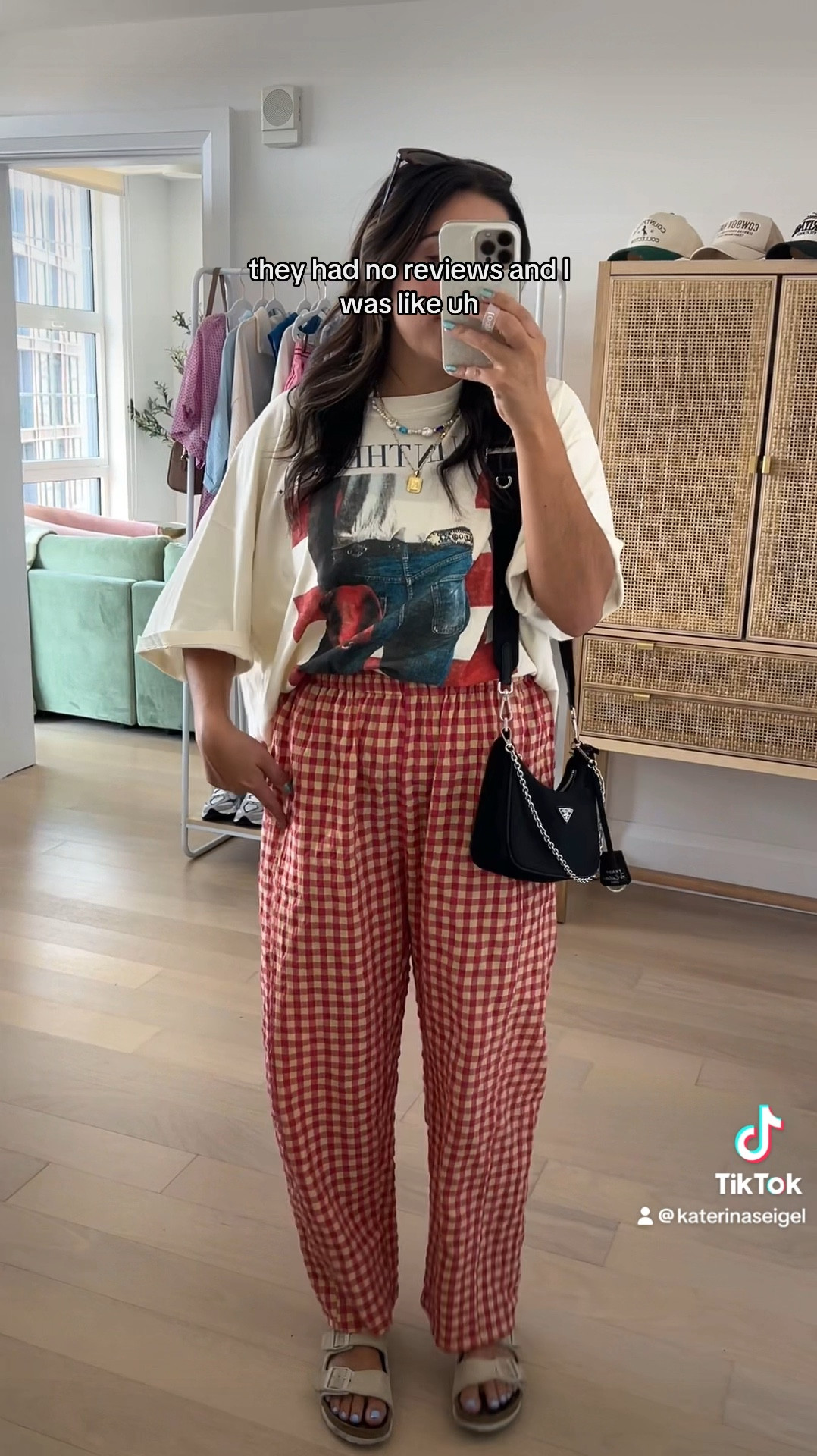 Absolutely loving the printed pants and graphic T-shirt combo. These pants were such a surprise, they fit so well! Really lightweight gauze material, remind me of free people. Size up, wearing an L! Paired with my favorite graphic tee, this brand daydreamer is a little pricey, but so worth it. These fit amazing! Size M 💘

#LTKSaleAlert #LTKSeasonal #LTKVideo