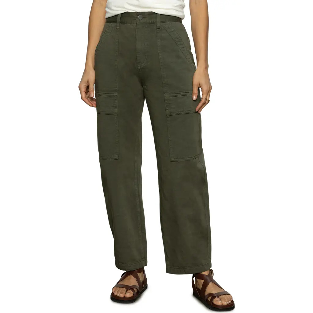 Sanctuary Cotton Utility Pants in Kalamata at Nordstrom, Size 33P | Nordstrom