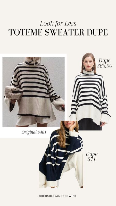 Toteme sweater dupe! Look for less, under $100

#LTKstyletip #LTKunder100