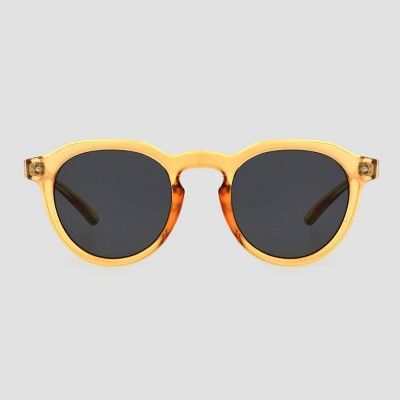 Women's Narrow Geo Sunglasses - Universal Thread™ Yellow | Target