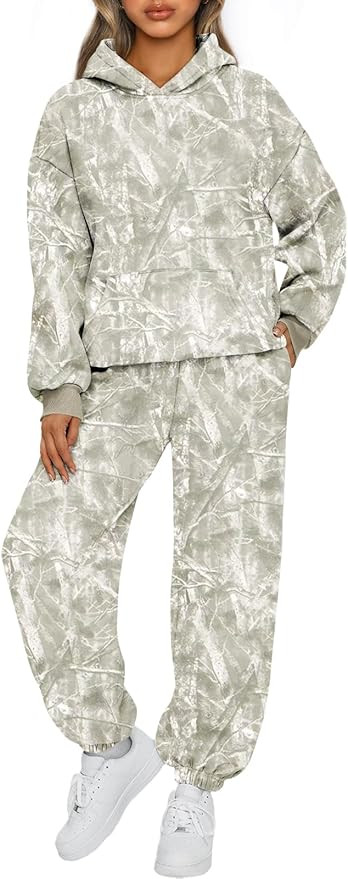 AUTOMET Womens 2 Piece Outfits Lounge Hoodie Sweatsuit Sets Oversized Sweatshirt Baggy Fall Fashi... | Amazon (US)