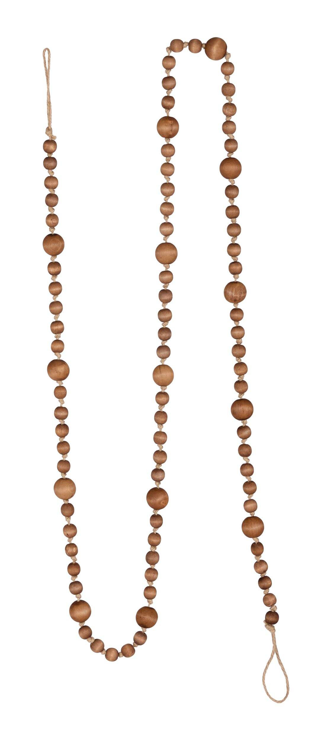 CANVAS Canadian Christmas Collection Wood Bead Garland, 8-ft | Canadian Tire