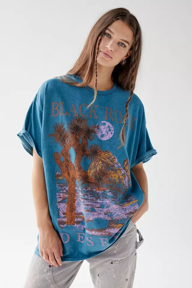 Black Rock Desert Oversized Tee | Urban Outfitters (US and RoW)