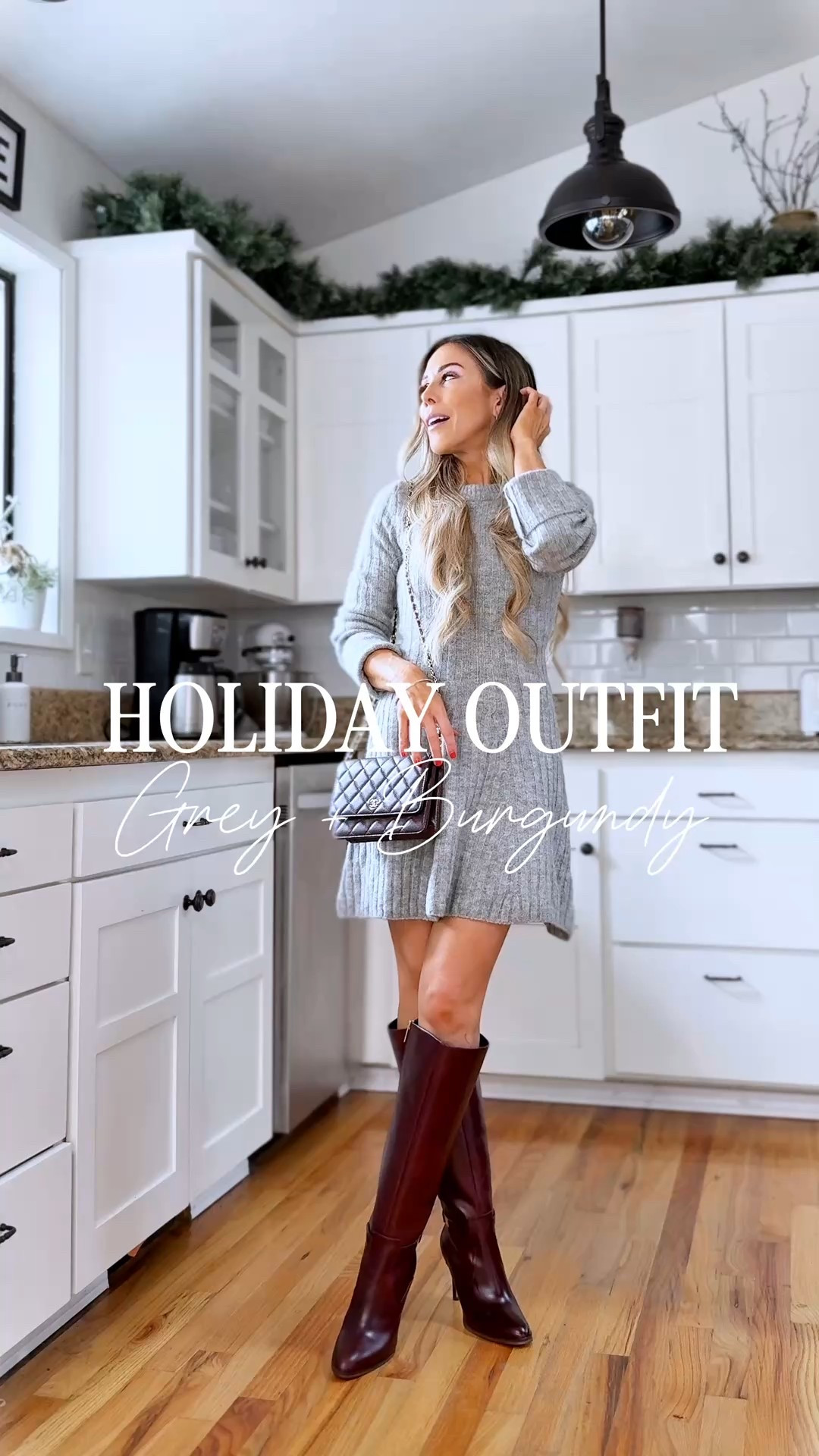 Grey + Burgundy 

#LTKSeasonal #LTKHoliday #LTKGiftGuide