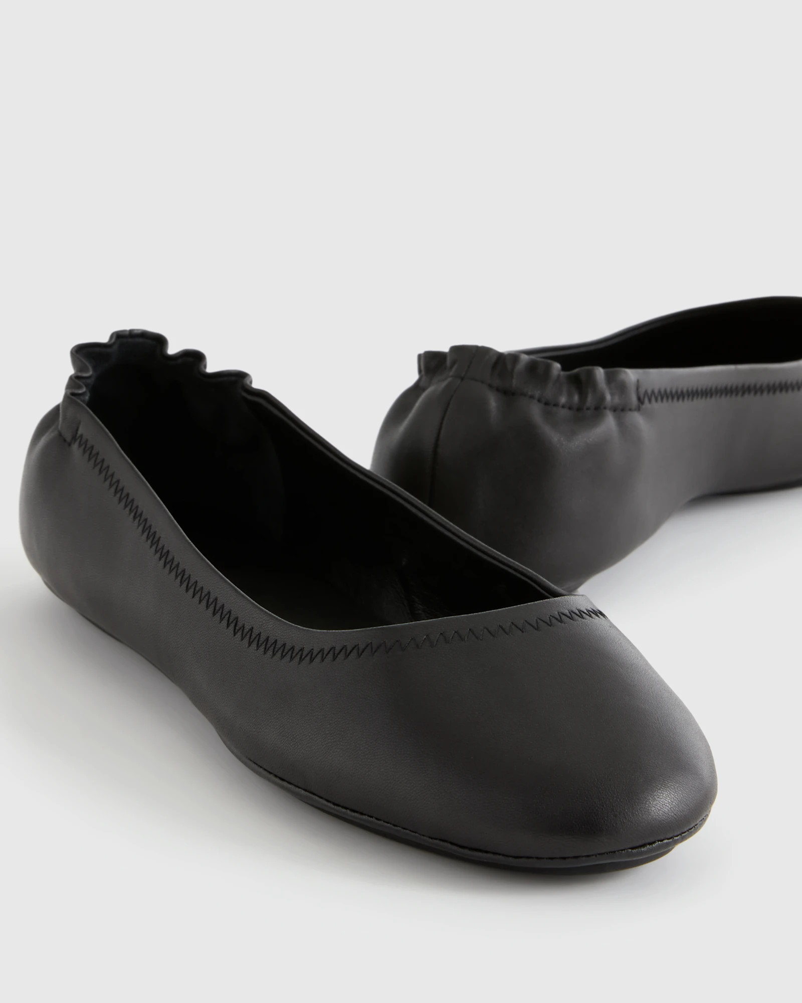 Italian Leather On-The-Go Ballet Flat | Quince