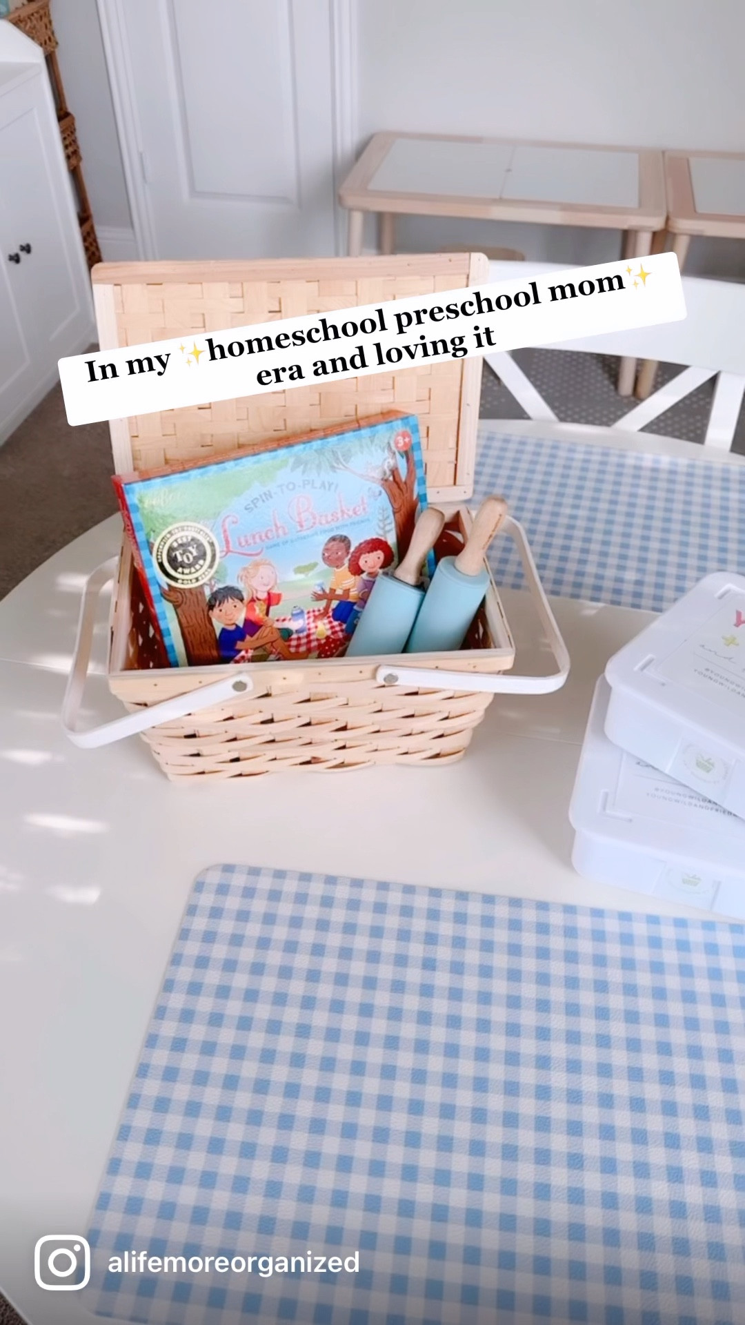 Their sweet voices at the end melt me… 🥹

I am forever grateful for how we get to spend our days right now, it is my dream come true. I put a lot of thought and prayer in to our schedule and routines and have had to learn to trust my gut on what’s best for our little fam.

We love slow mornings playing in the playroom, park days and playdates, picnics and going to the library. Our days are full of back yard fun, walks, lunch with daddy, FaceTime with family, games and puzzles, snuggles and stories, cooking and lots of time together. 

We set up my dream school room back in March and I pinch myself when we’re in there together having fun and learning. (I plan on sharing a school room tour soon!)

Most days are loud and chaotic, but some moments are sweet and calm like this one, either way, these are the days. 🩵🩵

•••••••••••••

Products shown are linked in my Amazon storefront and LTK. 

#homeschool #homeschoolroom #schoolroom #homeschoolpreschool #preschoolathome #momlife #toddlermom #boymom #preschoolactivities #preschoolactivities #playdough #youngwildandfriedman #magicplaybook #thegoodandthebeautiful #themagicplaybook #ikeaflisat #flisattable #flisattableplay #sahm #sahmlife #bulletinboard #bulletinboards #homeorganization #organizedmom #sahmroutine #dailyroutine 
#picnicbasket #preschoolhomeschool #preschoolgames #ikeafurniture 

#LTKhome #LTKkids #LTKfamily