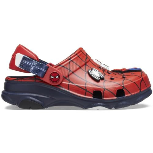 Crocs Kids Classic All-Terrain Spiderman Clogs, Navy, 4 US Unisex Toddler | Amazon (US)
