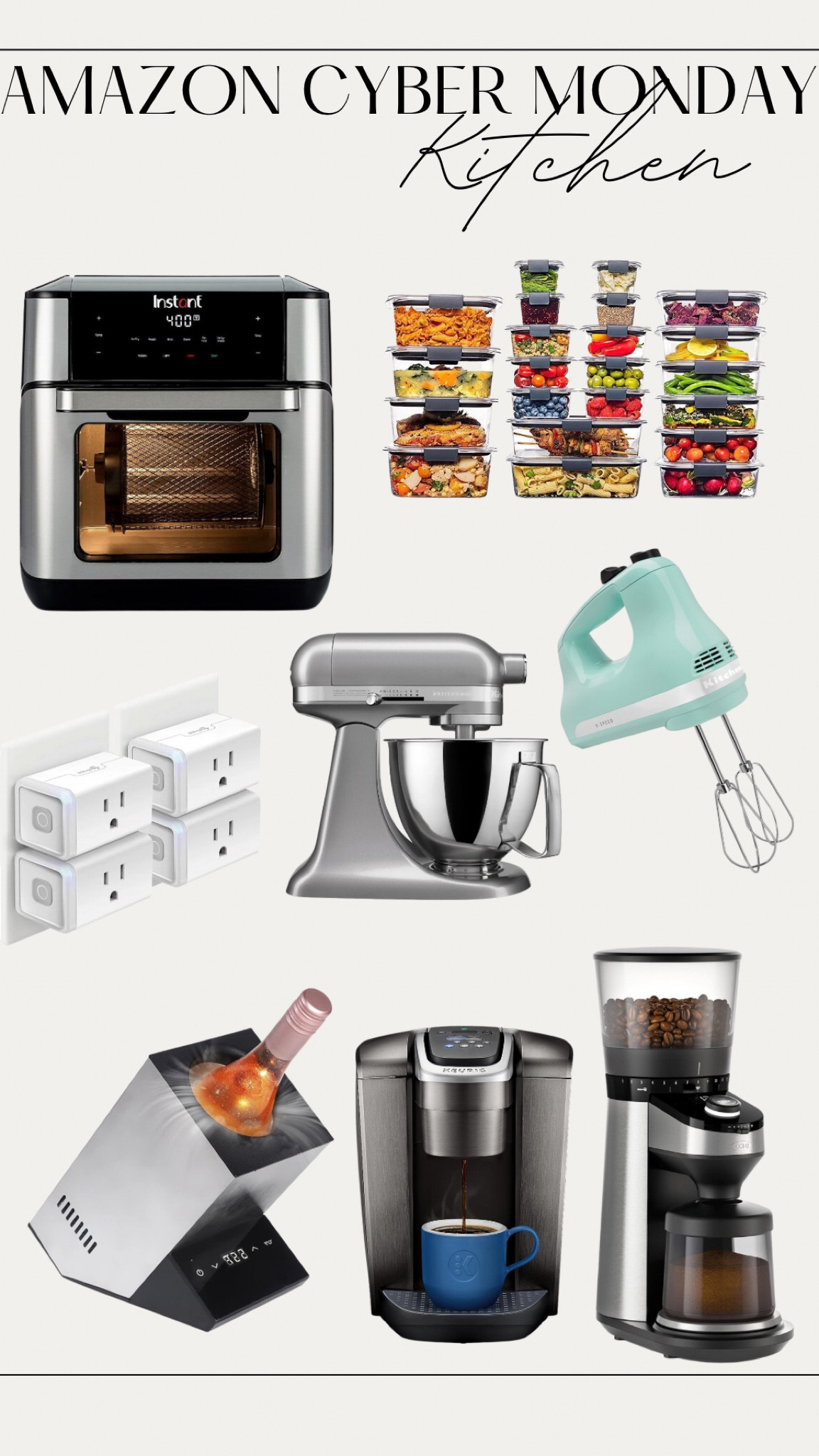 Amazon cyber Monday kitchen favorites #kitchen #cybermonday #amazonfinds #amazonhome #giftsforher #giftguide 

#LTKhome #LTKsalealert #LTKCyberWeek