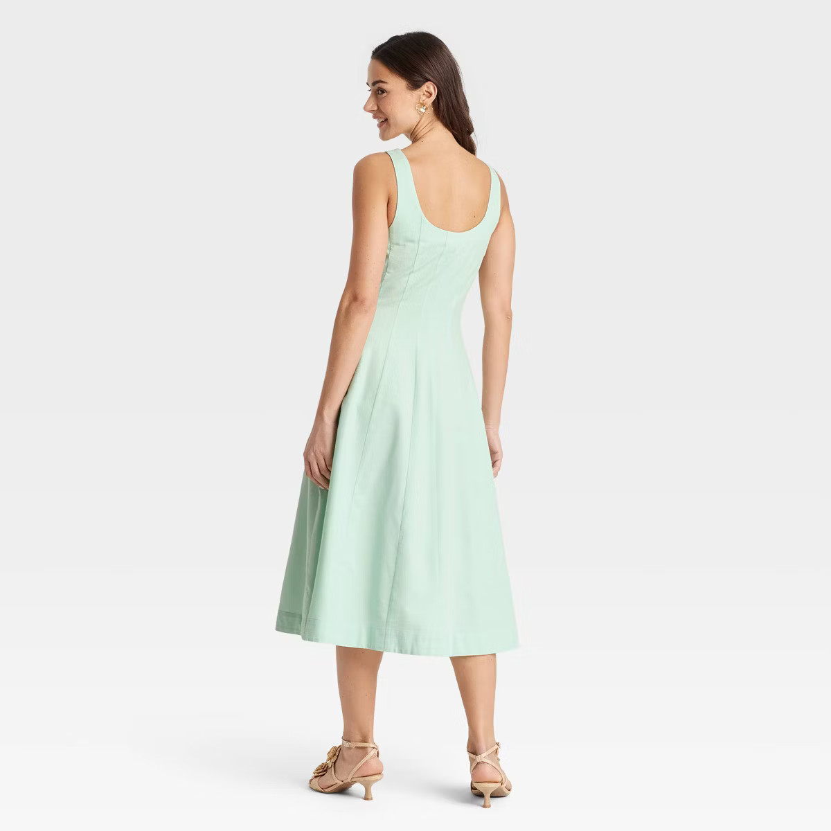 Women's Corset Midi A-Line Dress - A New Day™ | Target