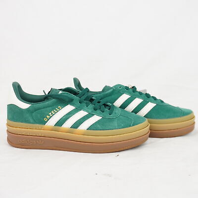 Adidas Gazelle Bold Women's Green/White Suede Sneakers US Size 5.5 (JI0325)  | eBay | eBay CA