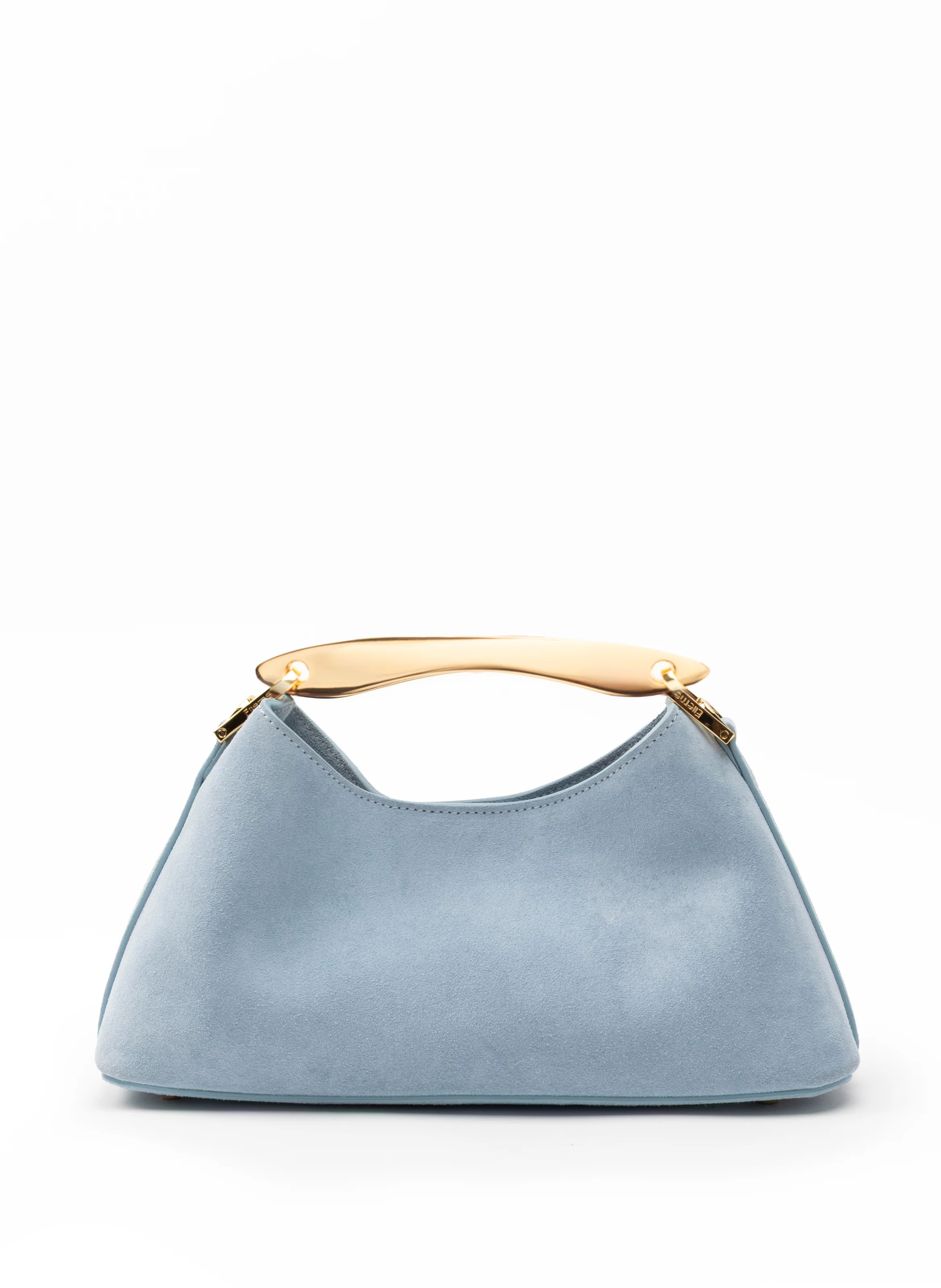 Mini Boomerang Suede Light Blue - Micro Bags for Women - Elleme | Elleme