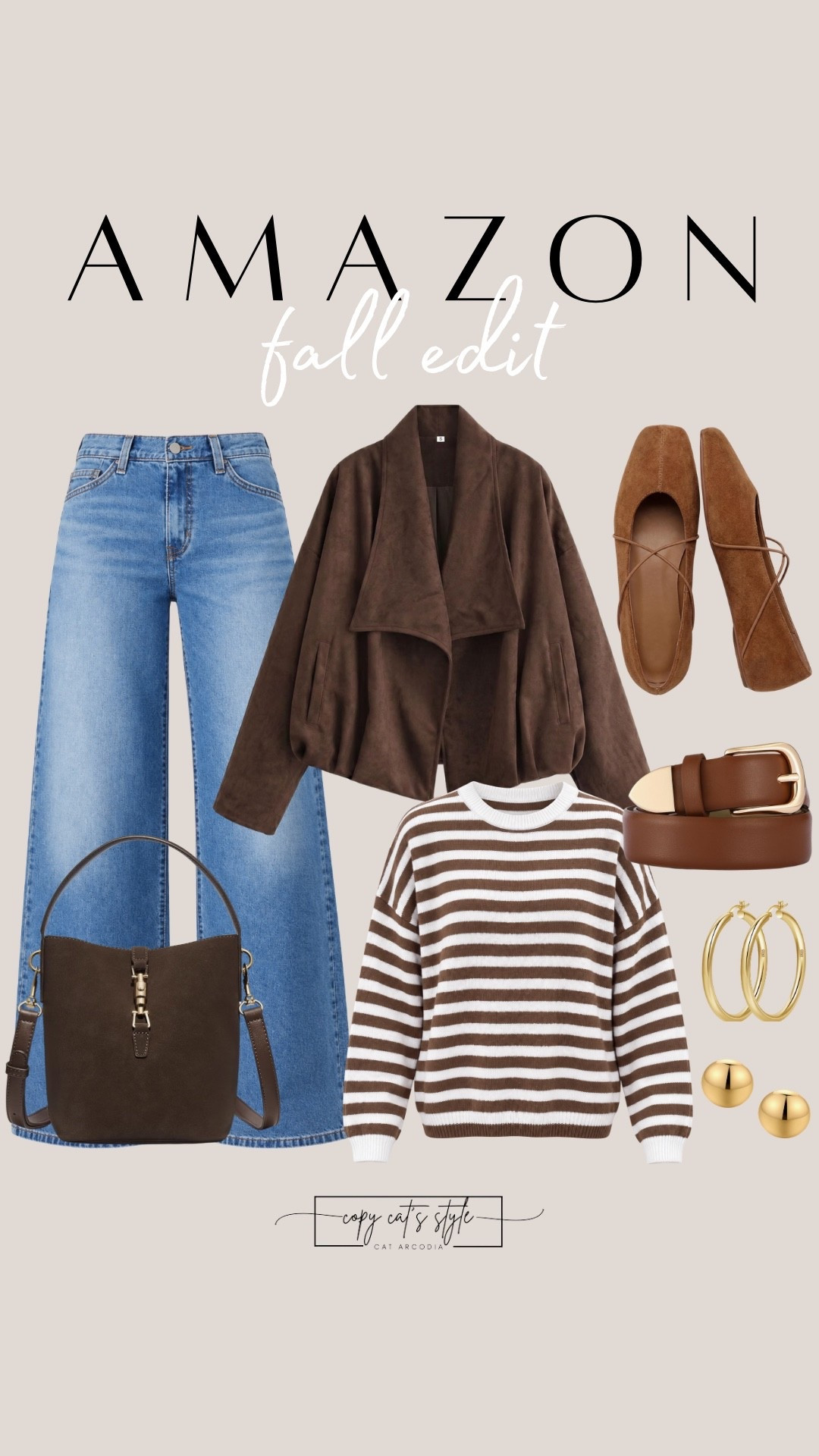 Fall fashion all from Amazon. Jeans, sweaters, jackets, bags, flats, accessories

#LTKgrwm #LTKmomlife #LTKOver40