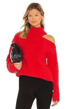 ASTR the Label Sepulveda Sweater in Cherry Red from Revolve.com | Revolve Clothing (Global)