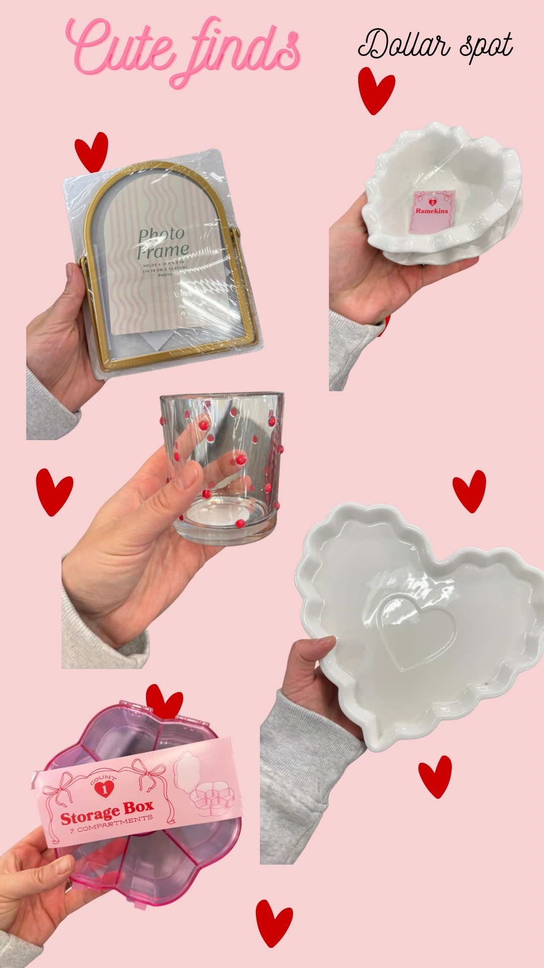 Target dollar spot finds for Love Day. Valentines 