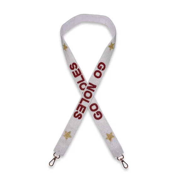 Lashicorn Florida Beaded Purse Strap Crimson and Gold College Game Day Clear Handbag Replacement ... | Walmart (US)