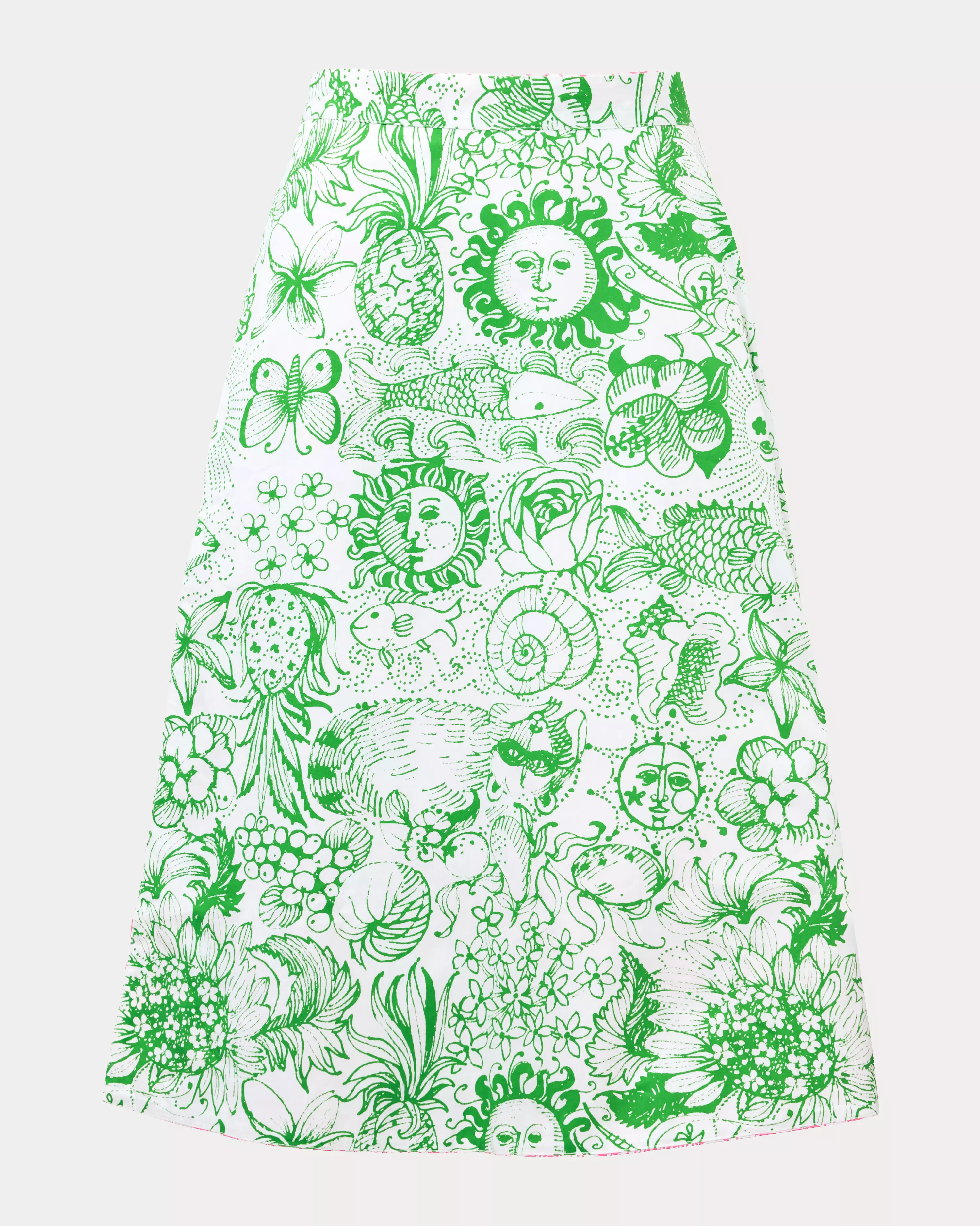 Constance Reversible Midi Wrap Skirt | Lilly Pulitzer