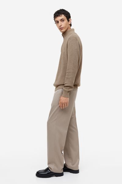 Slim Fit Sweater - Dark beige - Men | H&M US | H&M (US + CA)