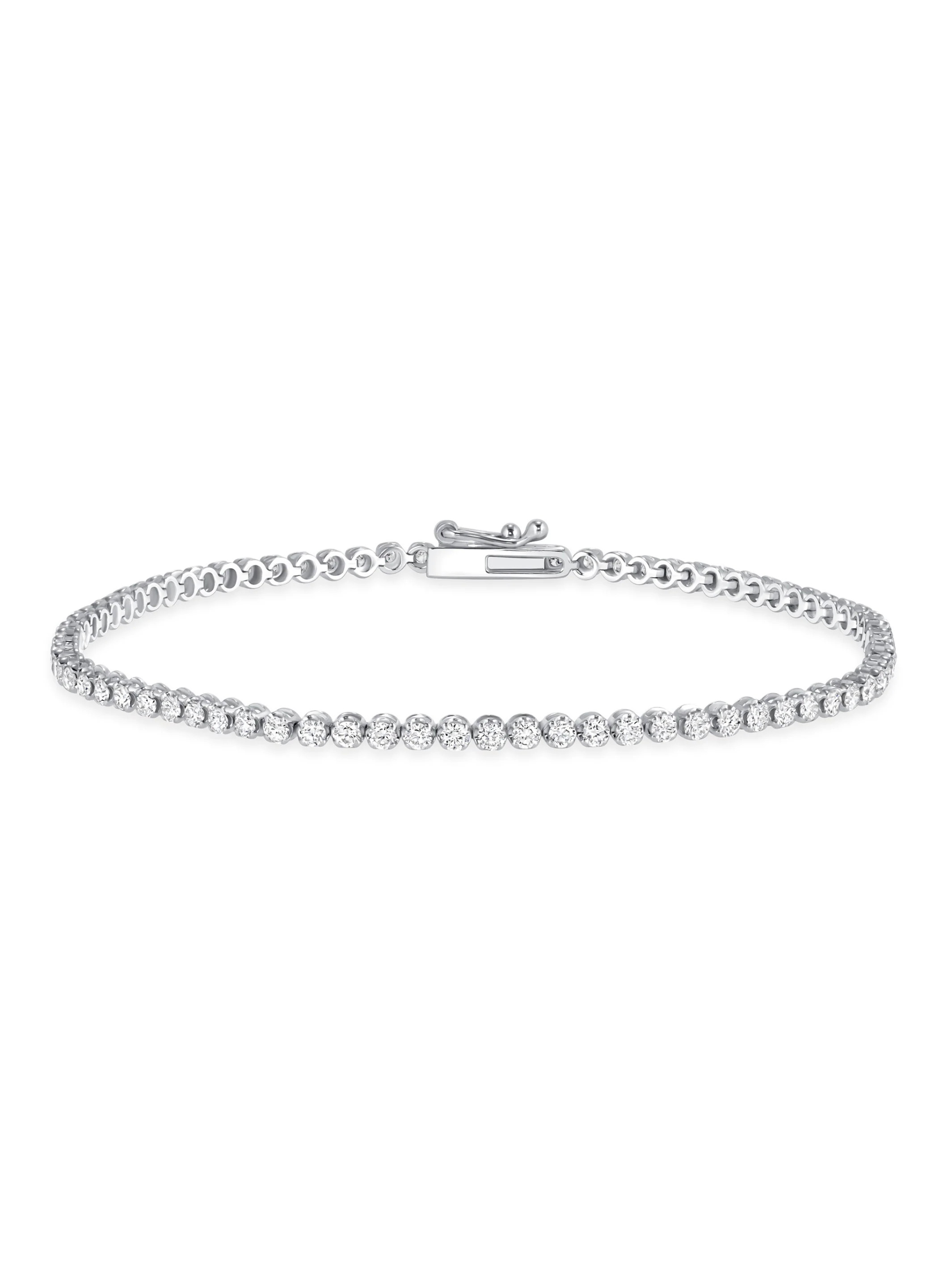 Cupcake Diamond Tennis Bracelet 14K | leMel