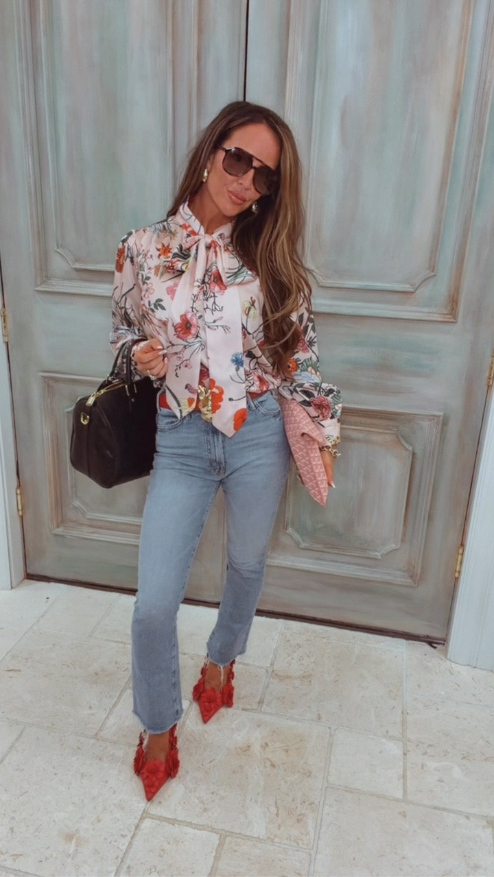 My blouse is from Charlotte Heart Boutique and sold out, but I’ve linked the rest of my look for you. 🩷

#LTKdayinmylife #LTKootd #LTKOver40