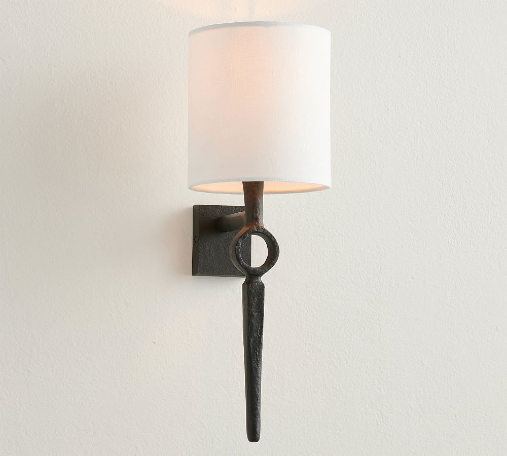 Easton Forged-Iron Sconce (18'') | Pottery Barn (US)