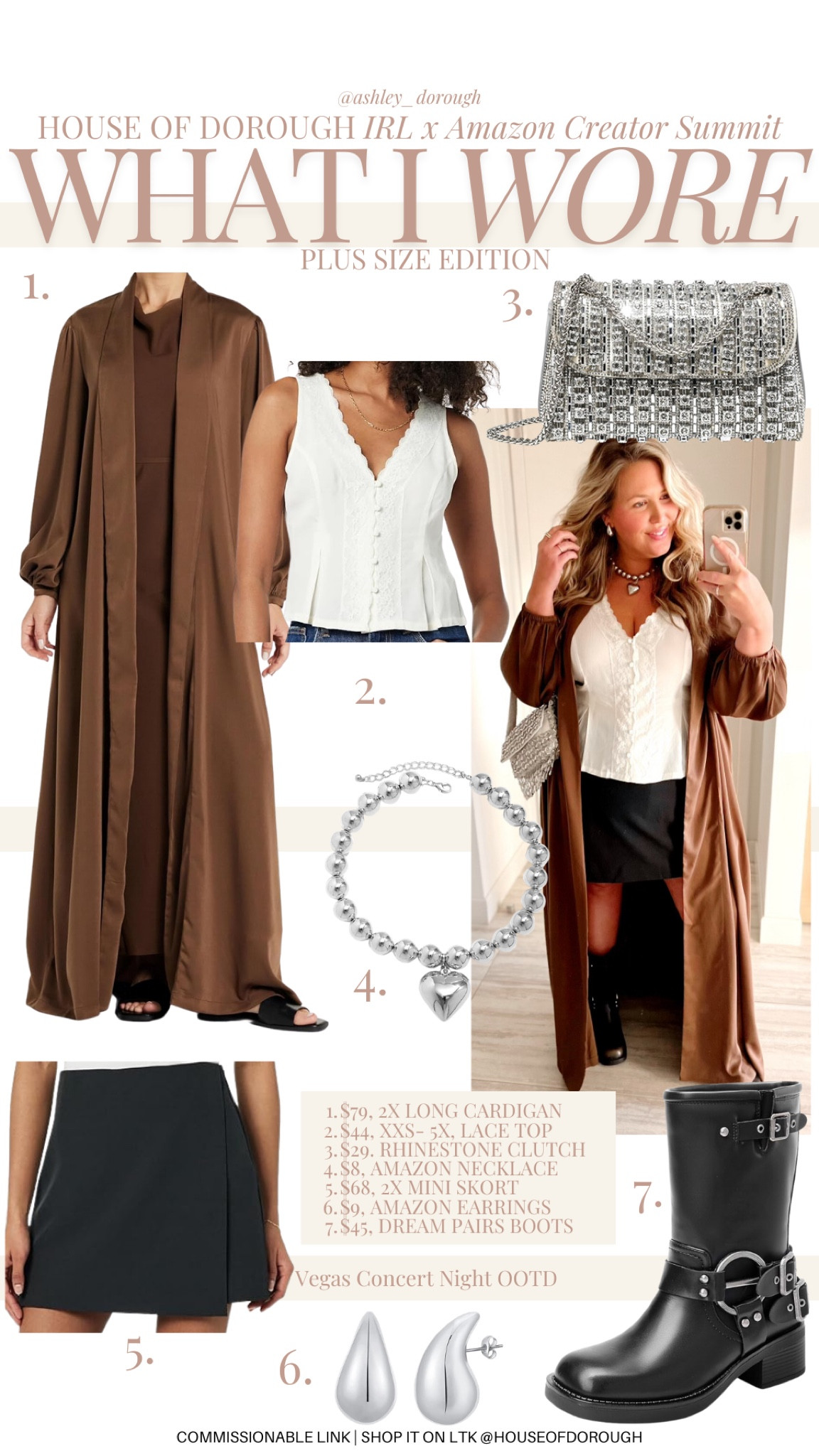 What I wore for Amazon Creator Summit plus size edition! 

The drop skort, duster and top. Boots are dreampairs and are SO COMFY!! Wearing a 2X in everything here - runs true to size! 

Plus size outfits, amazon finds, amazon favorites, plus size event outfit, early fall fashion, trendy fashion, styling tip, ootd

#LTKSeasonal #LTKPlusSize #LTKStyleTip