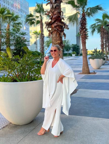 The perfect dress for traveling, doesn’t wrinkle in the suitcase. This dress and the the wrap are such a classic for summer.

#LTKTravel #LTKOver40 #LTKStyleTip