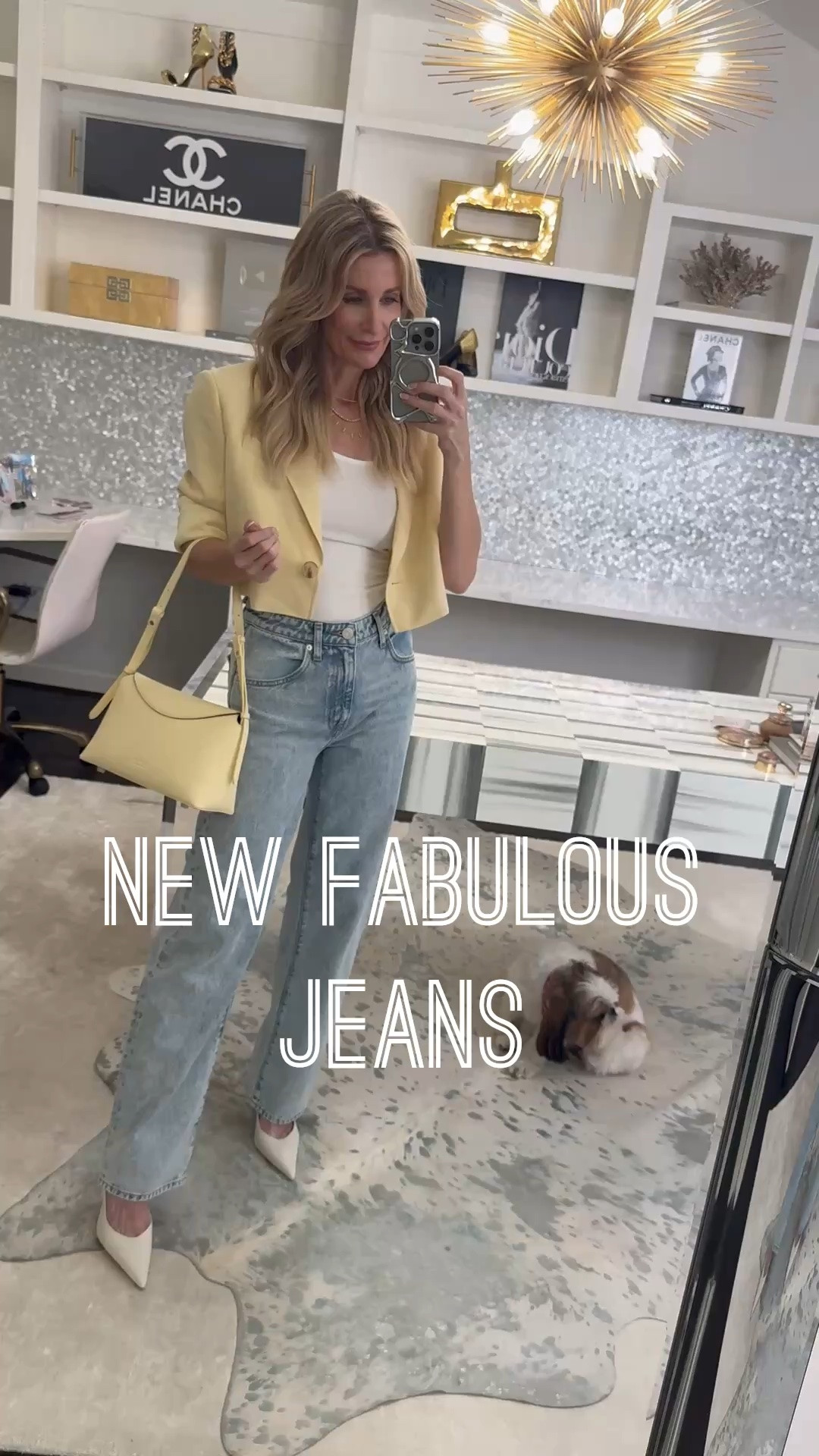 Obsessed is an understatement with this entire look from Nordstrom Rack.

These FRAME jeans are everything—high-waisted with the perfect soft barrel silhouette that feels modern, effortless, and so flattering. They’re that rare pair you can dress up or down and just live in all season.

And I can’t believe the rest of the outfit is just as good… this blazer and tank are also on major sale right now and make the whole look feel so elevated but still easy.

Everything runs true to size. I’m wearing an XS in the blazer and tank, and a size 24 in the denim.

If you’ve been looking for those “wear on repeat” summer staples—this is it.

#RackScore #NordstromRackPartner @NordstromRack