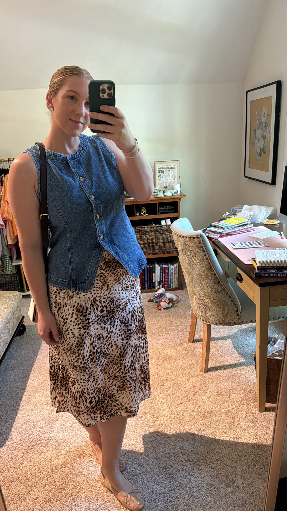 What I wore to brunch today! Paired my denim vest with a satin slip skirt and it was the perfect combination. 

Denim / brunch outfit / church outfit / satin skirt / weekend look 

#LTKStyleTip #LTKFindsUnder100