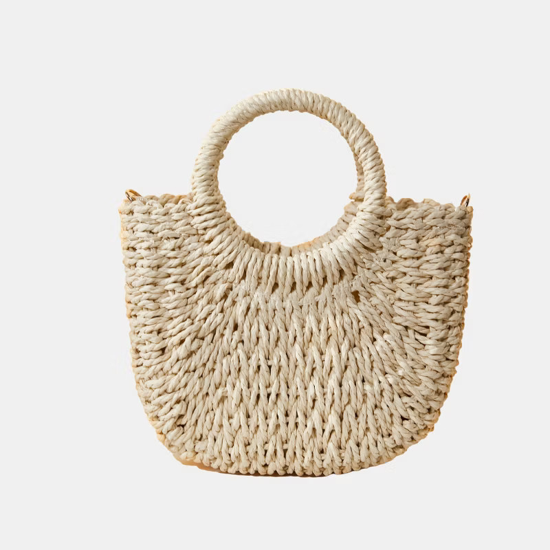 Women's Ring Handle Straw Bag - Cupshe | Target