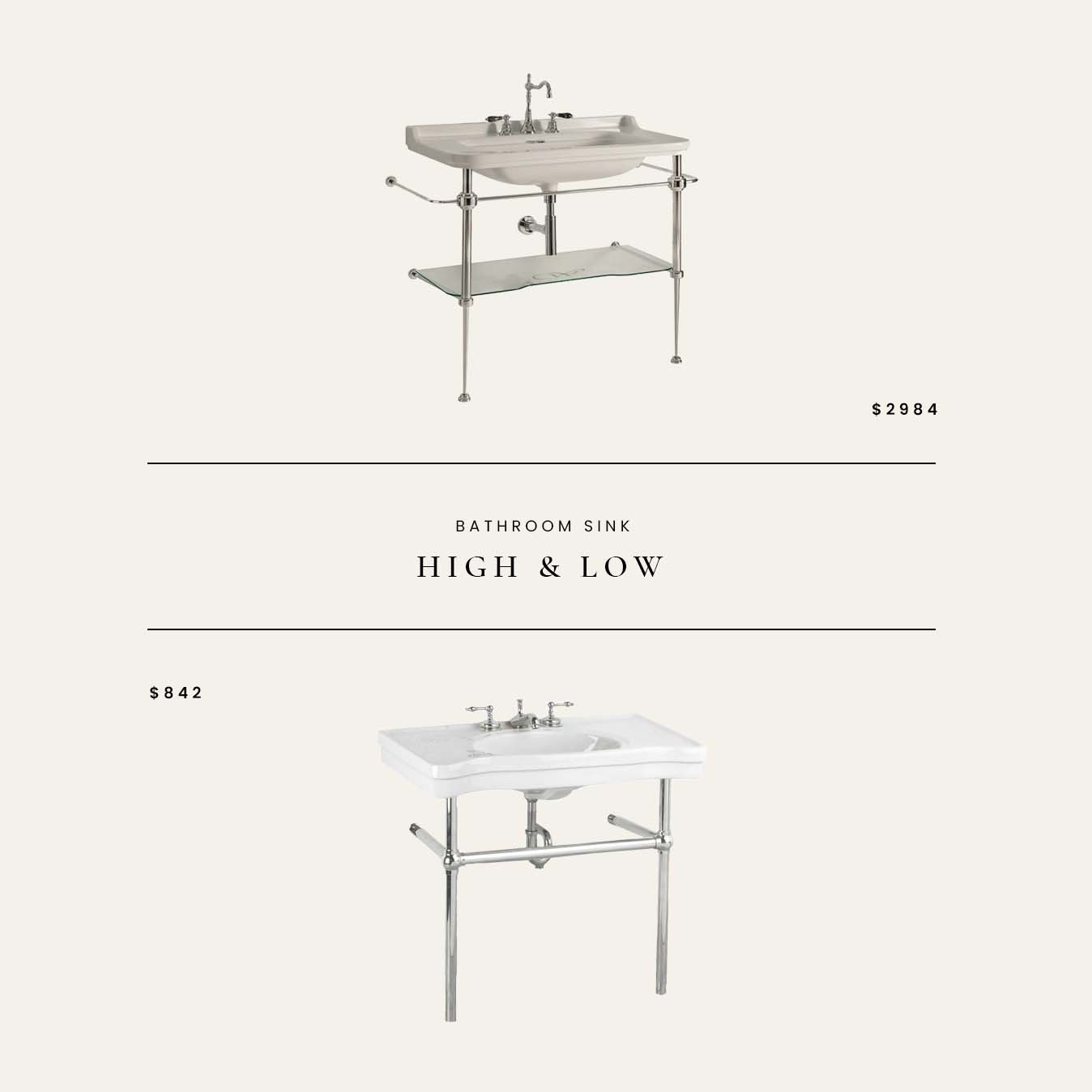 High / Low : Bathroom Sink 

 

#LTKHome