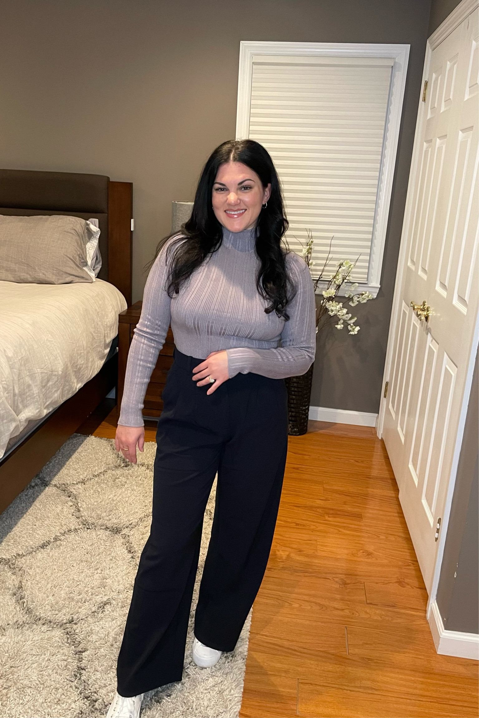 A casual workwear or lunch look ✨ My top and pants are both Abercrombie and my sneakers can be found on Amazon ✨

#LTKstyletip #LTKSeasonal