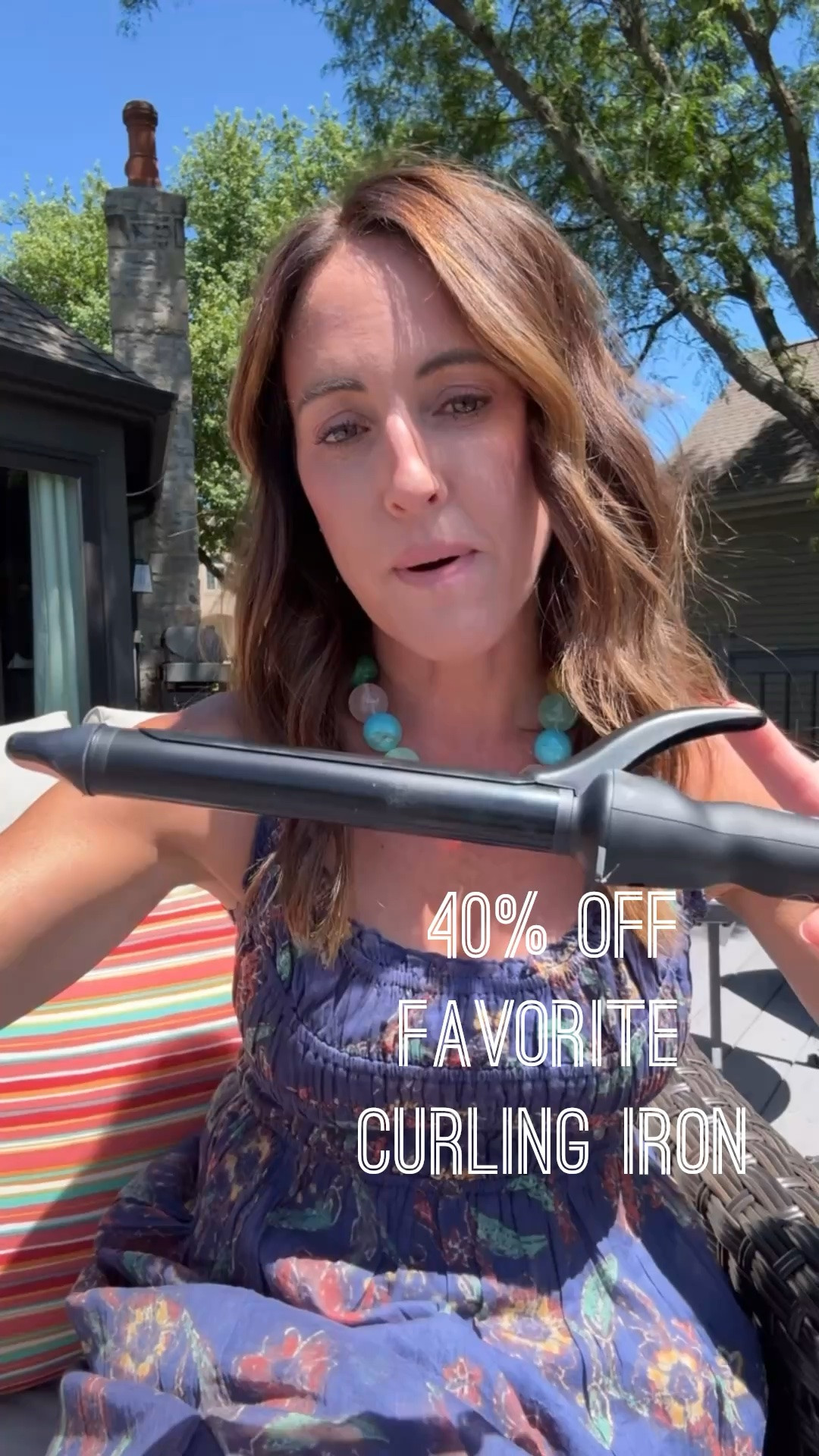 1” long barrel curling iron
40% off

#LTKSeasonal #LTKOver40 #LTKmomlife