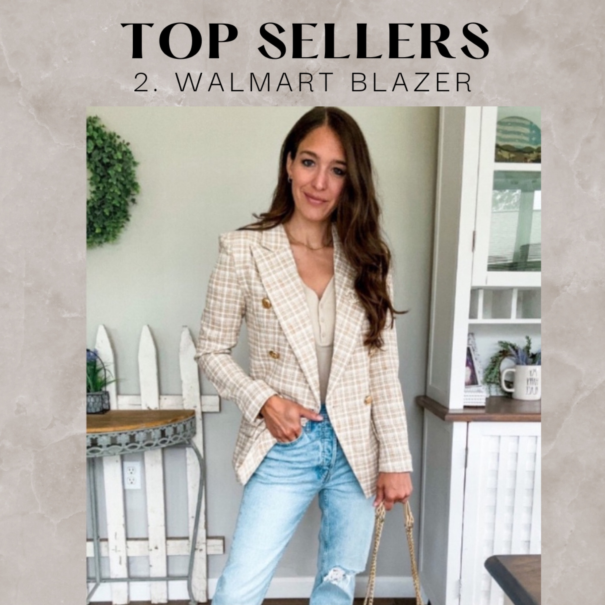 Weekly best sellers 
Walmart blazer 20% off XS 

#LTKstyletip #LTKsalealert #LTKfindsunder50