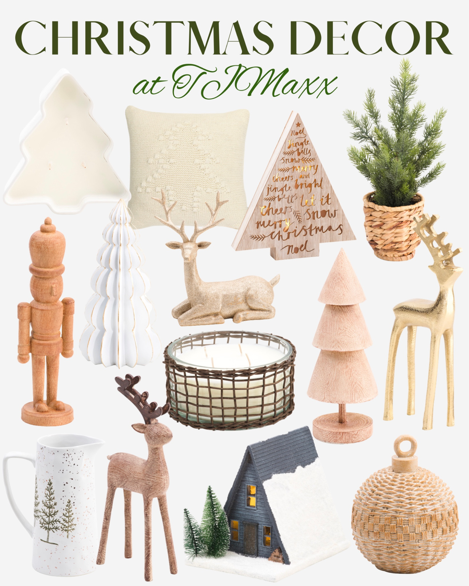 TJMaxx Christmas Decor 🎄

Christmas decor, Christmas, home decor, Christmas home, Tjmaxx finds, Tjmaxx Christmas, holiday decor, Christmas decor ideas, Deb and Danelle 

#LTKSeasonal #LTKHoliday #LTKhome