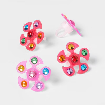 Valentine's Day Toy Giveaways Light-up Fidget Spinning Rings - Spritz™ | Target