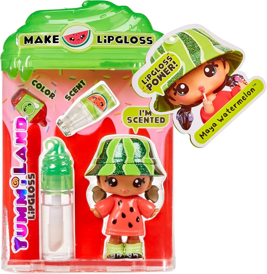 Yummiland Lipgloss Doll- Maya Watermelon, Ages 4+ | Amazon (CA)