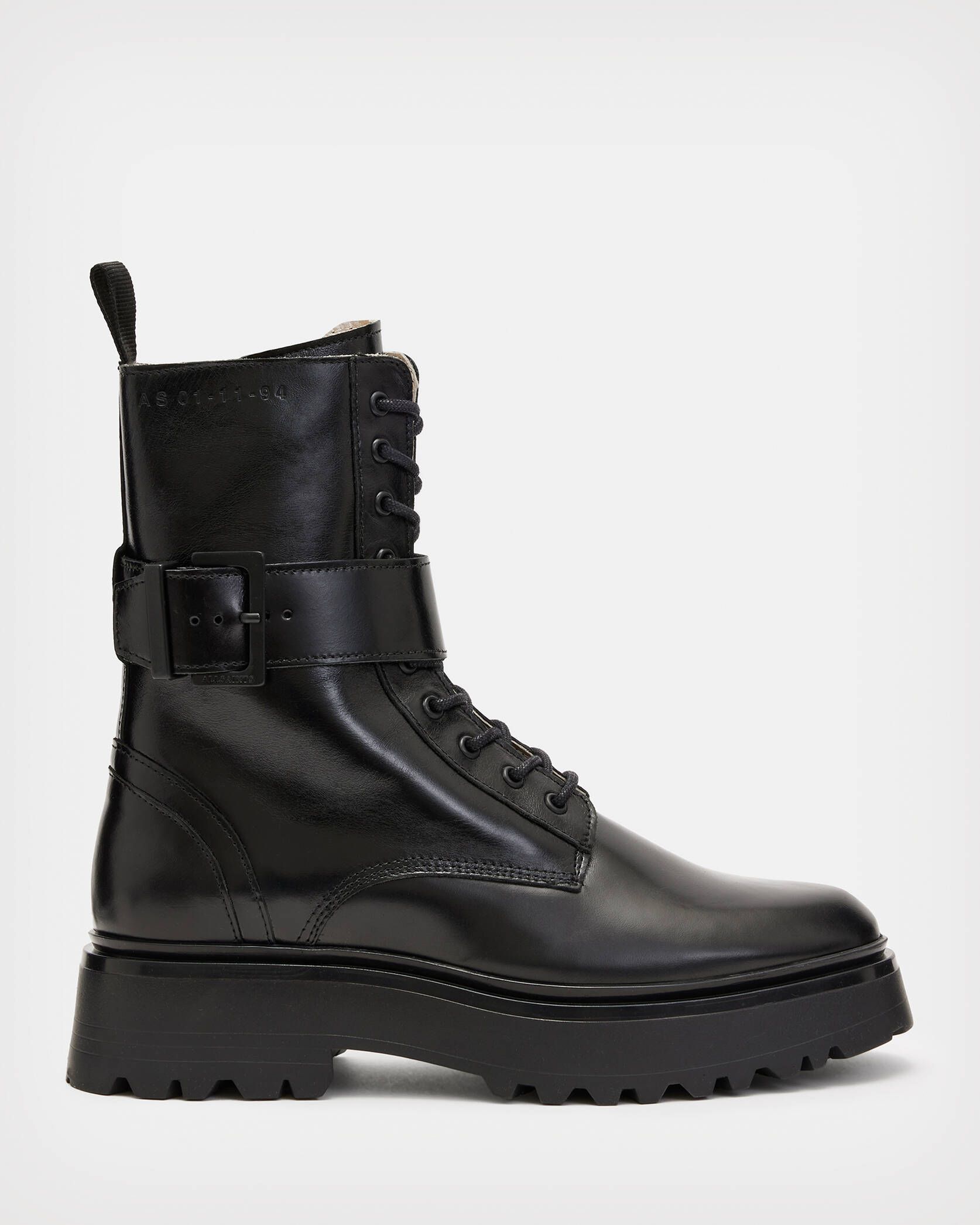 Onyx Leather Boots Black | ALLSAINTS US | AllSaints US